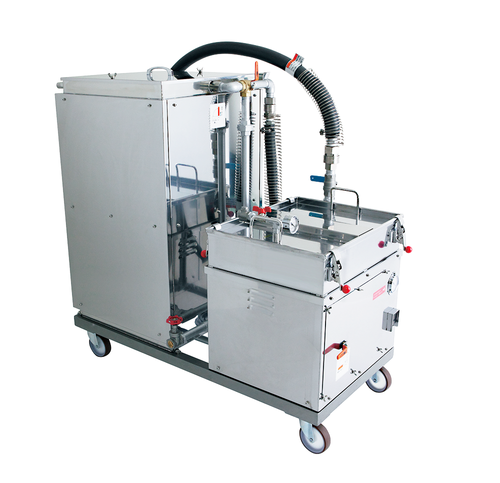 コマツ製作所の食用油ろ過機コマフィルは豊富なラインアップと コマツ製作所の食用油ろ過機コマフィルは豊富なラインアップと